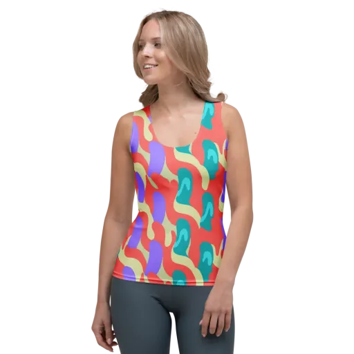 Meltwater Dance on a Women's Tank Top