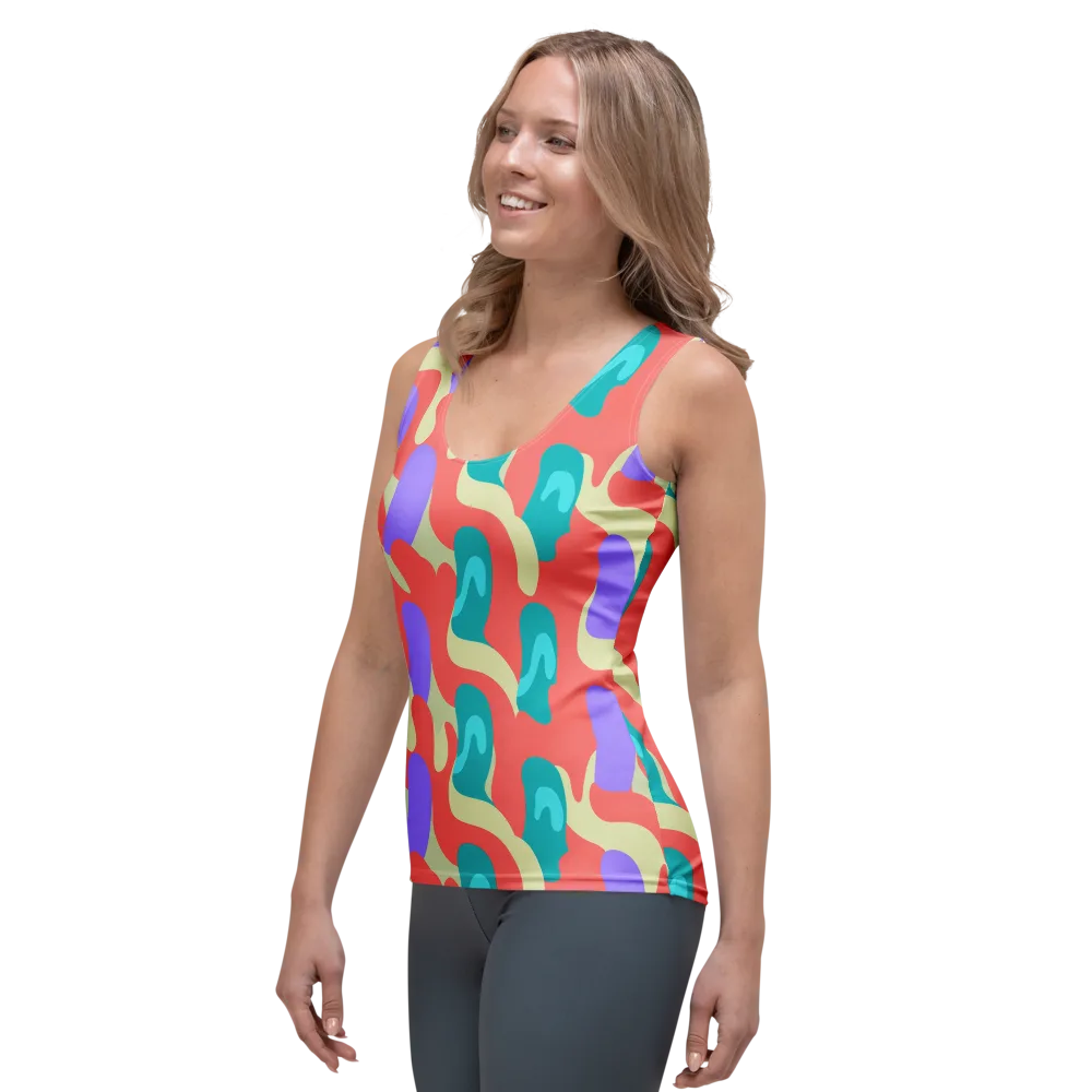 Meltwater Dance on Women's Tank Top — Left Front