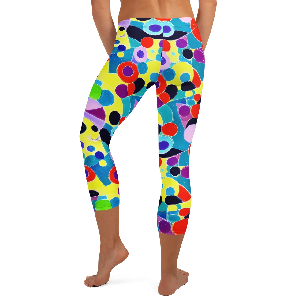 Prism Playground on Capri Leggings — Back