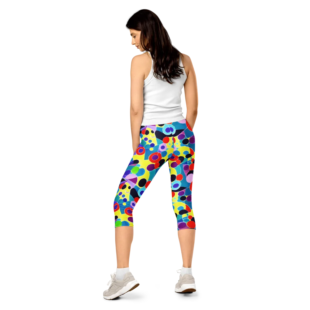 Prism Playground on Capri Leggings — Back