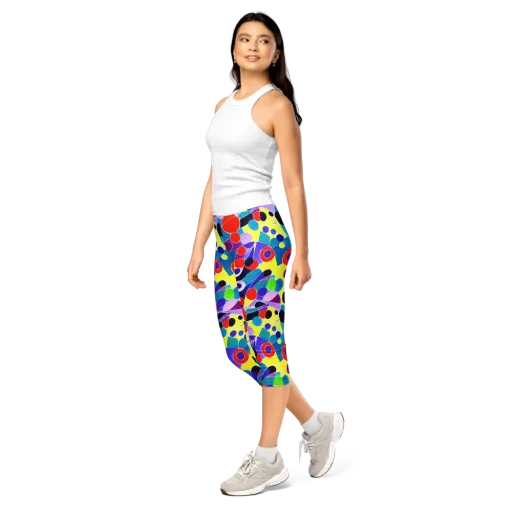 Prism Playground on a Capri Leggings