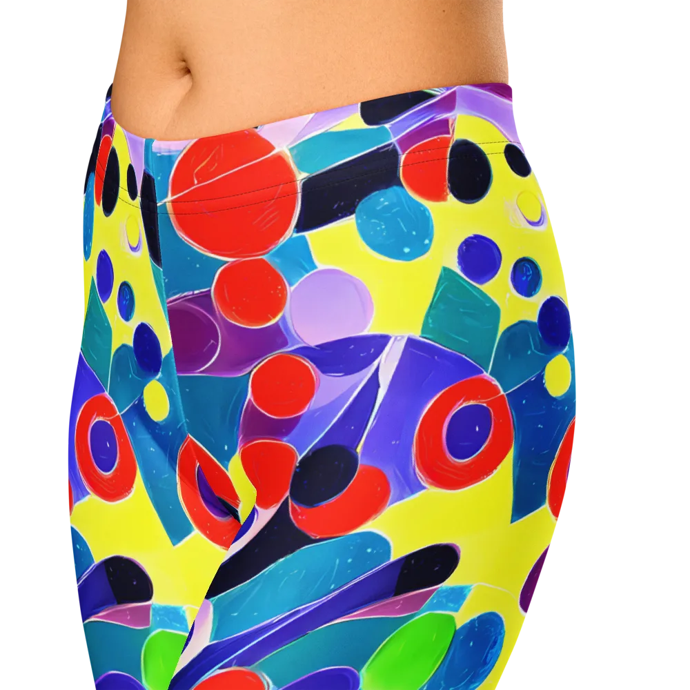Prism Playground on Capri Leggings — Zoomed-in