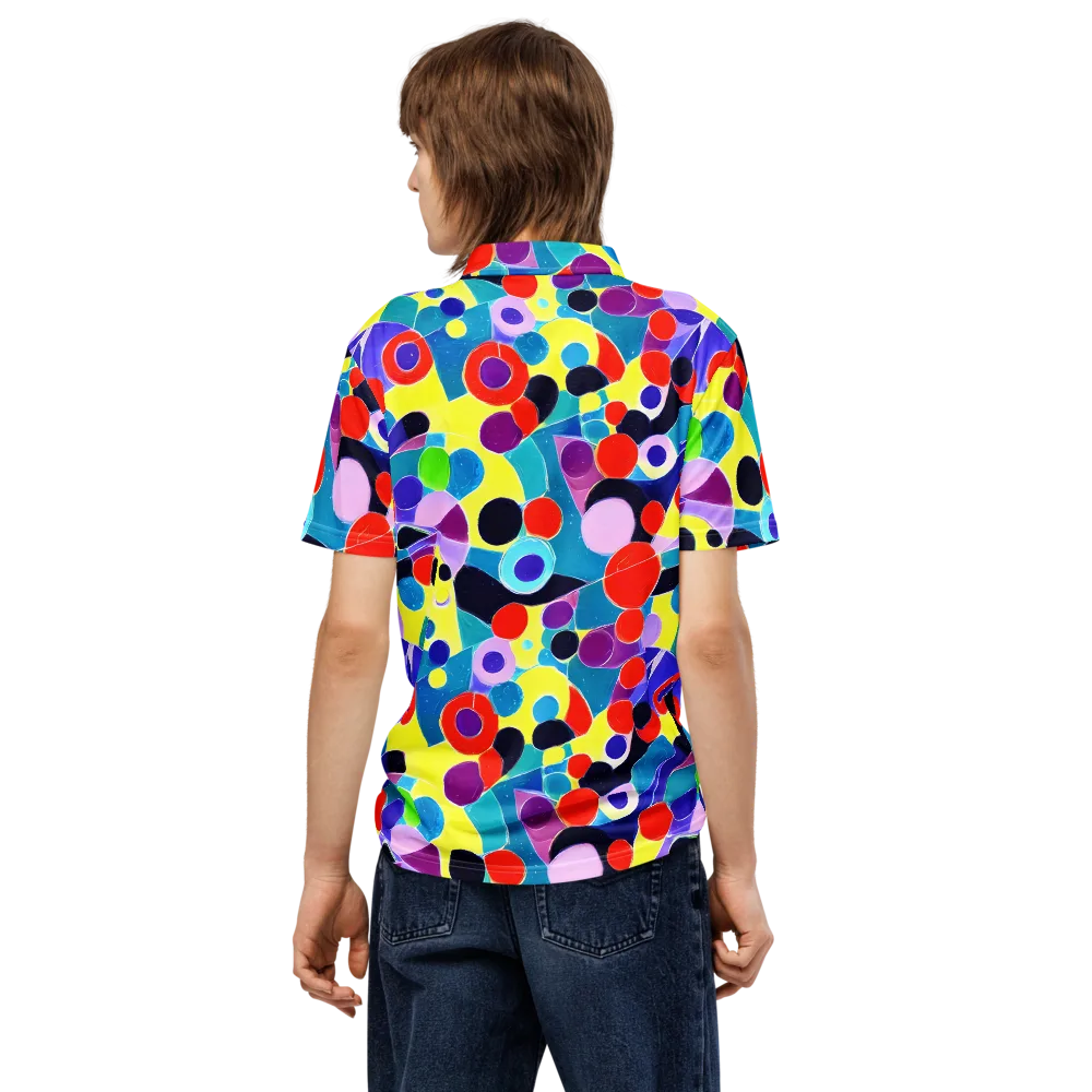 Prism Playground on Men's Slim Fit Polo Shirt — Back