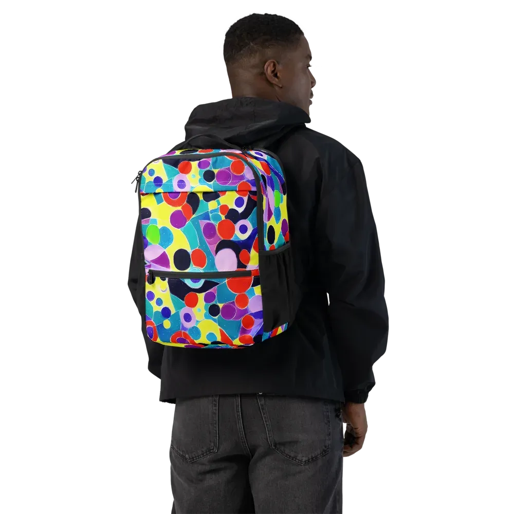 Prism Playground on Utility Backpack — Back