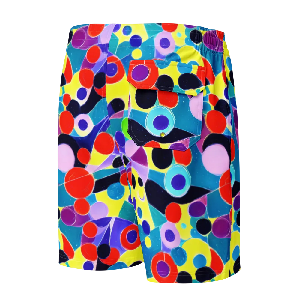 Prism Playground on Men's Board Shorts — Back