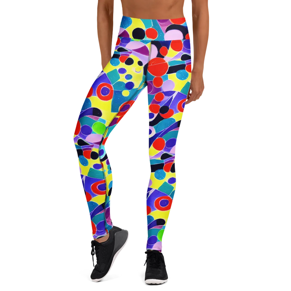 Prism Playground on Yoga Leggings — Front