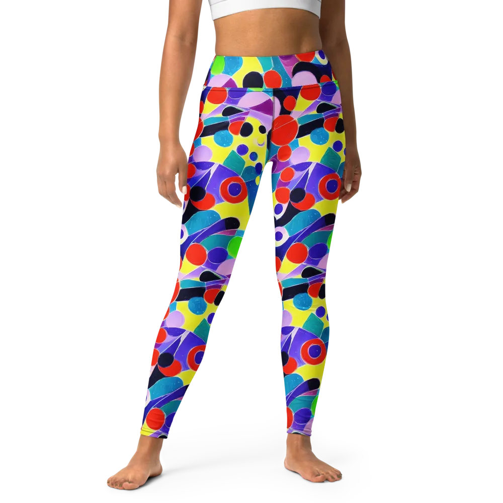 Prism Playground on Yoga Leggings — Front