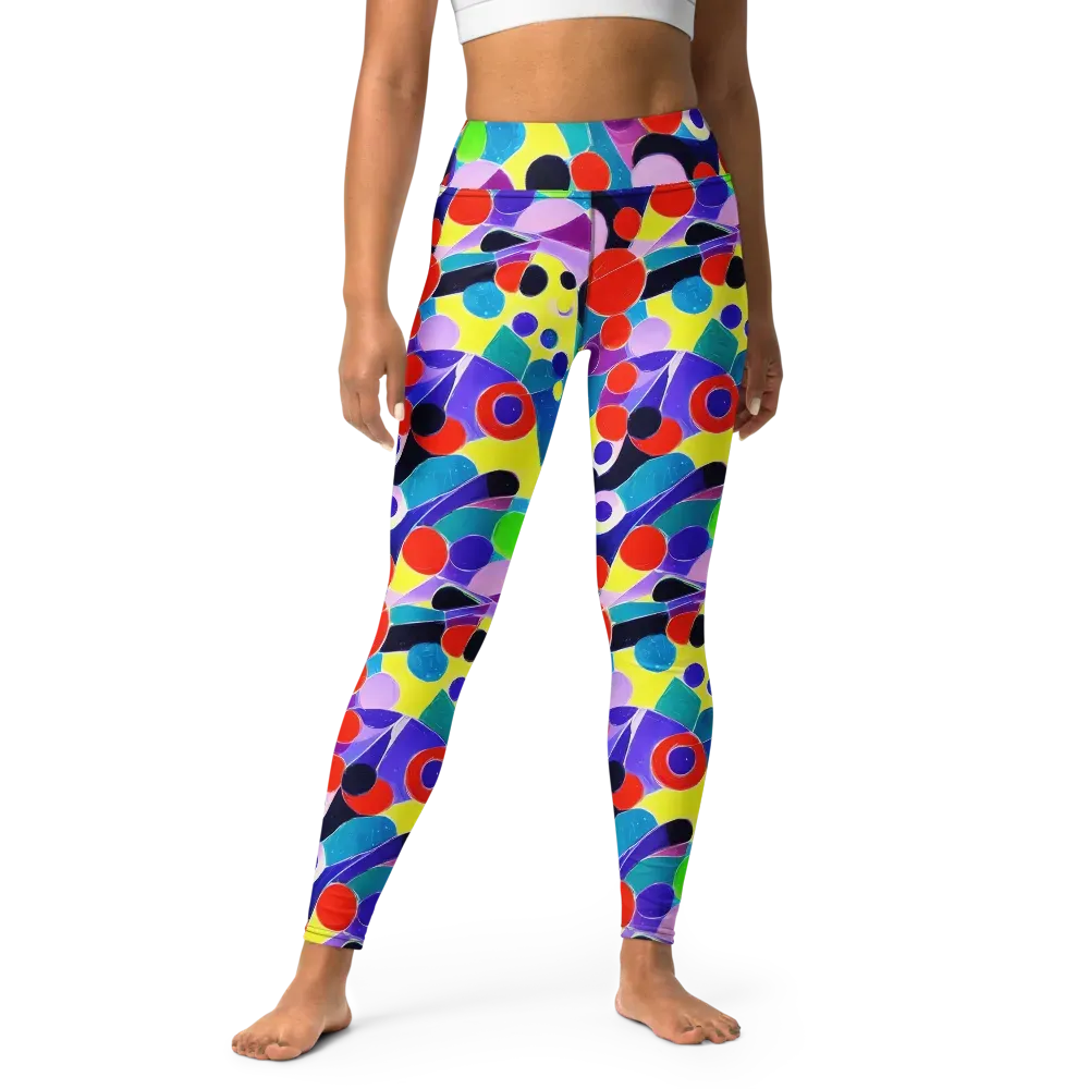 Prism Playground on Yoga Leggings — Front
