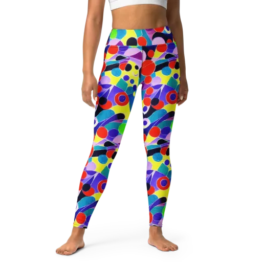 Prism Playground on a Yoga Leggings