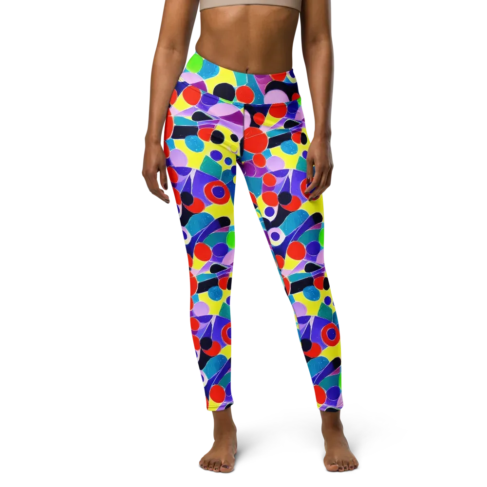 Prism Playground on Yoga Leggings — Front