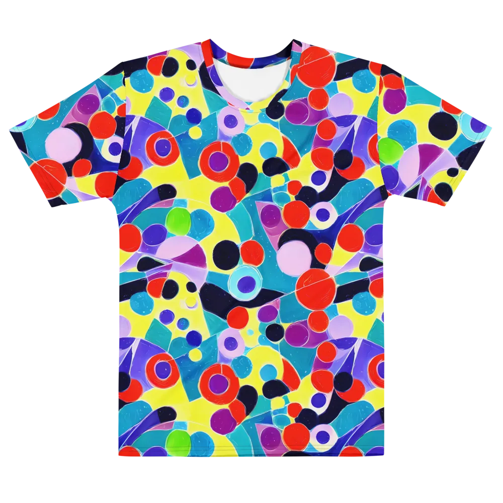 Prism Playground on Men's Cotton Crew Neck T-Shirt — Front