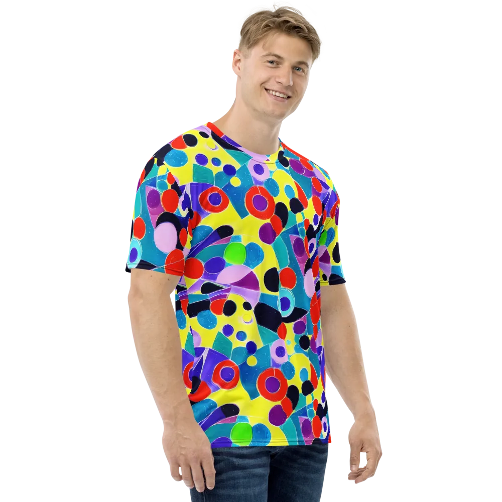 Prism Playground on Men's Crew Neck T-Shirt — Right