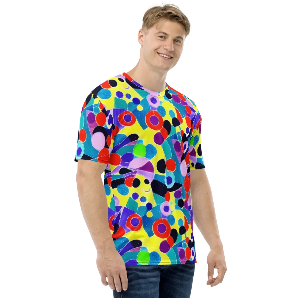 Prism Playground on Men's Crew Neck T-Shirt — Right