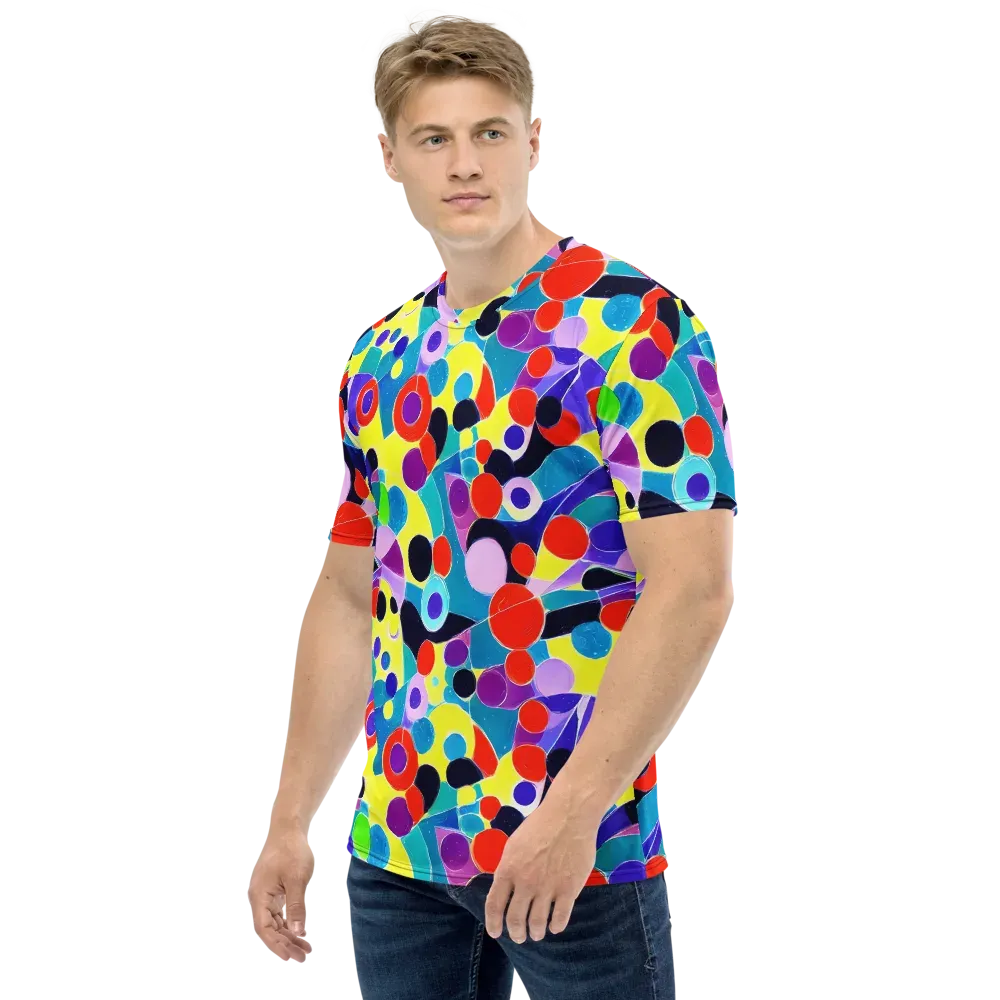 Prism Playground on Men's Crew Neck T-Shirt — Left