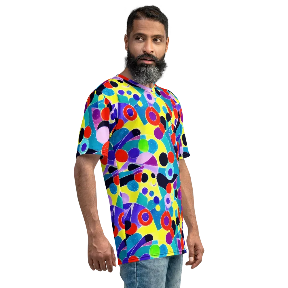 Prism Playground on Men's Crew Neck T-Shirt — Right