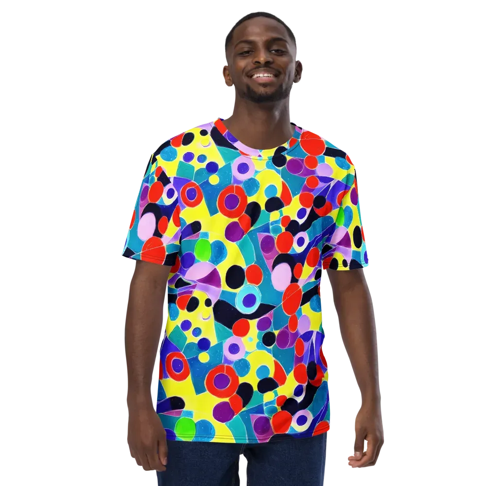 Prism Playground on Men's Crew Neck T-Shirt — Front