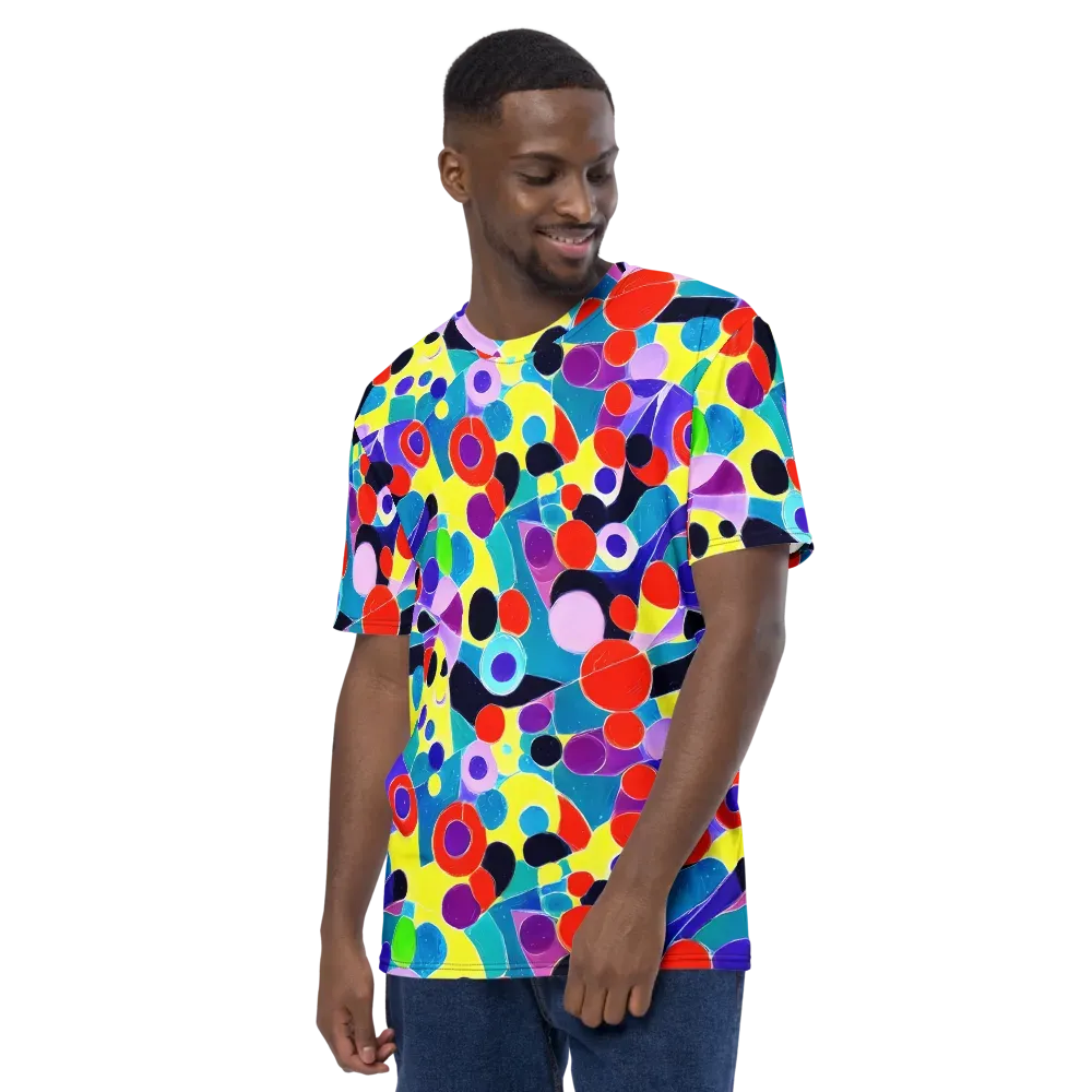 Prism Playground on Men's Crew Neck T-Shirt — Left