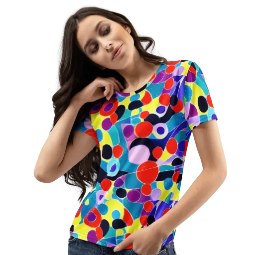 Prism Playground on a Women's Crew Neck T-Shirt