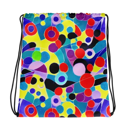 Prism Playground on a Drawstring Bag