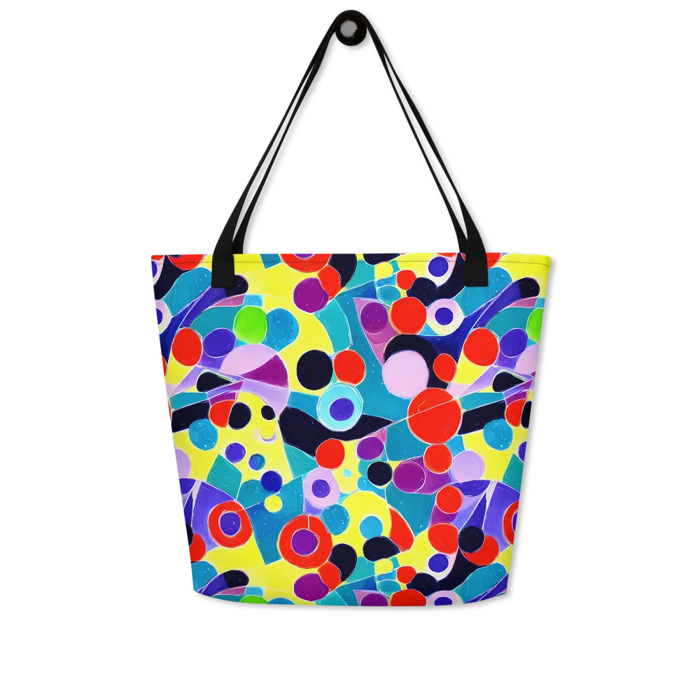 Prism Playground on Large Tote Bag W/ Pocket — Front