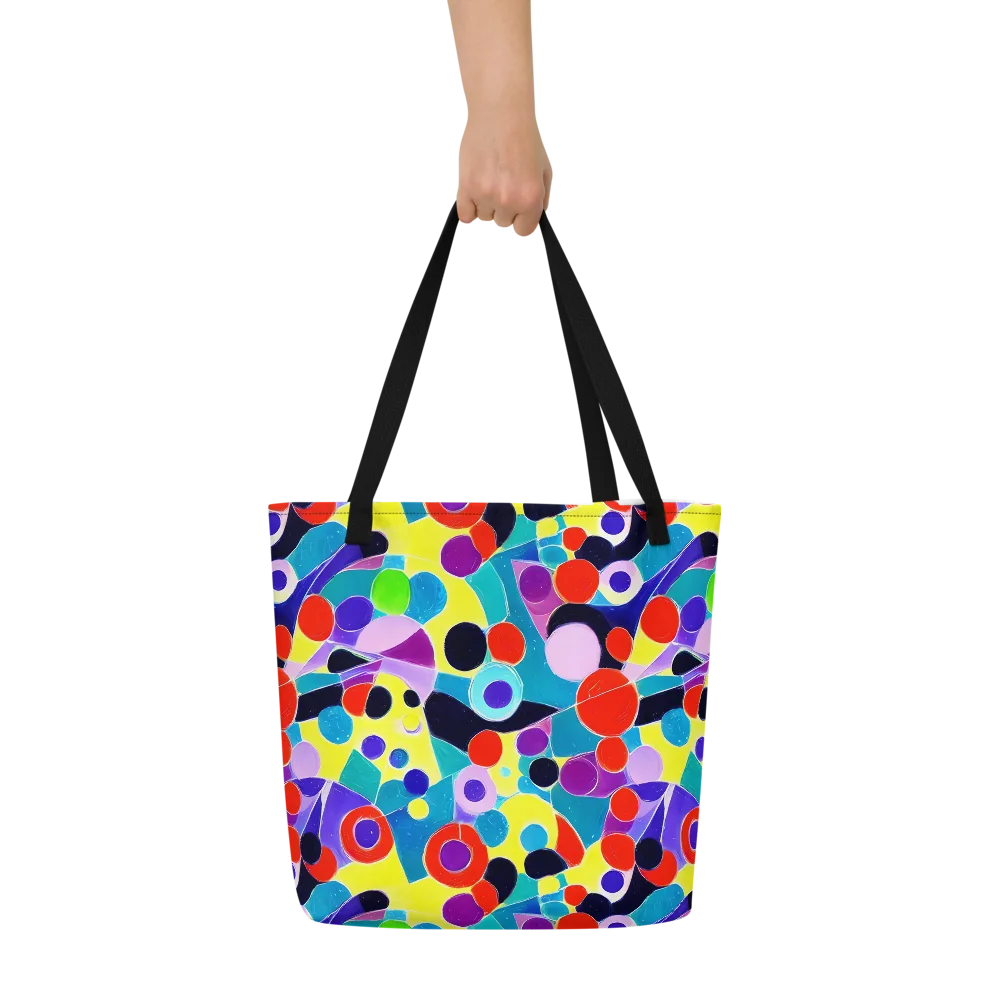 Prism Playground on Large Tote Bag W/ Pocket — Front