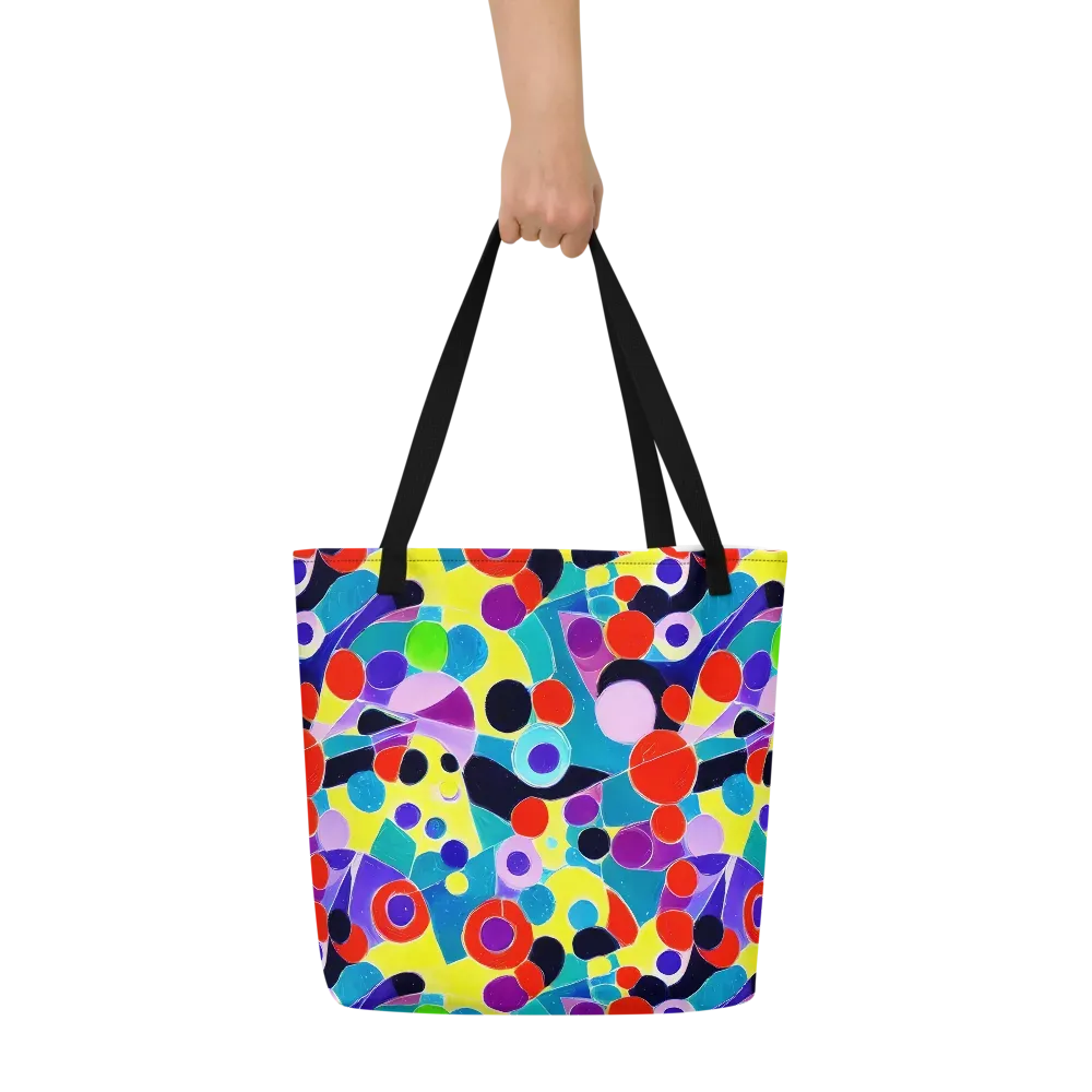 Prism Playground on Large Tote Bag W/ Pocket — Front