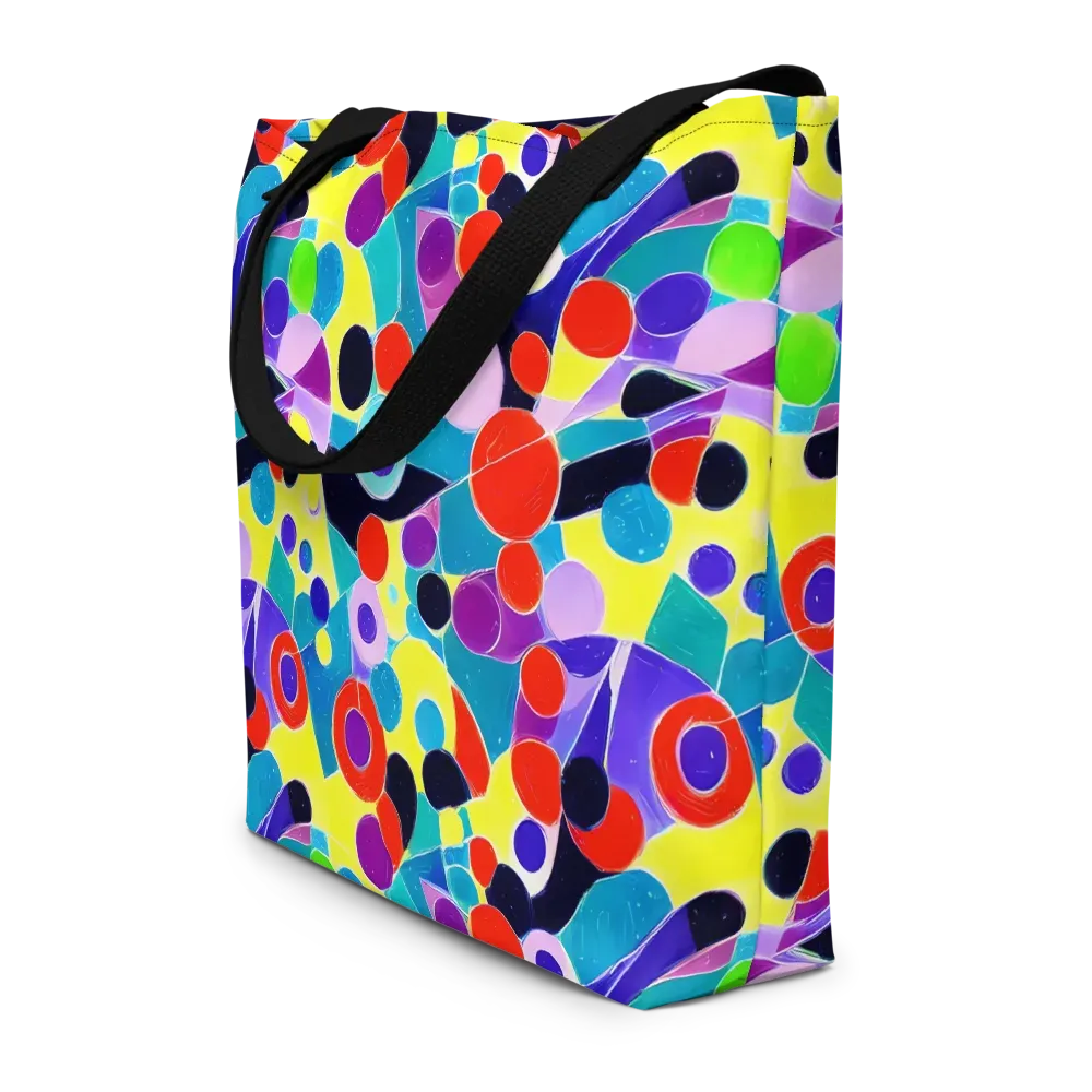 Prism Playground on Large Tote Bag W/ Pocket — Front