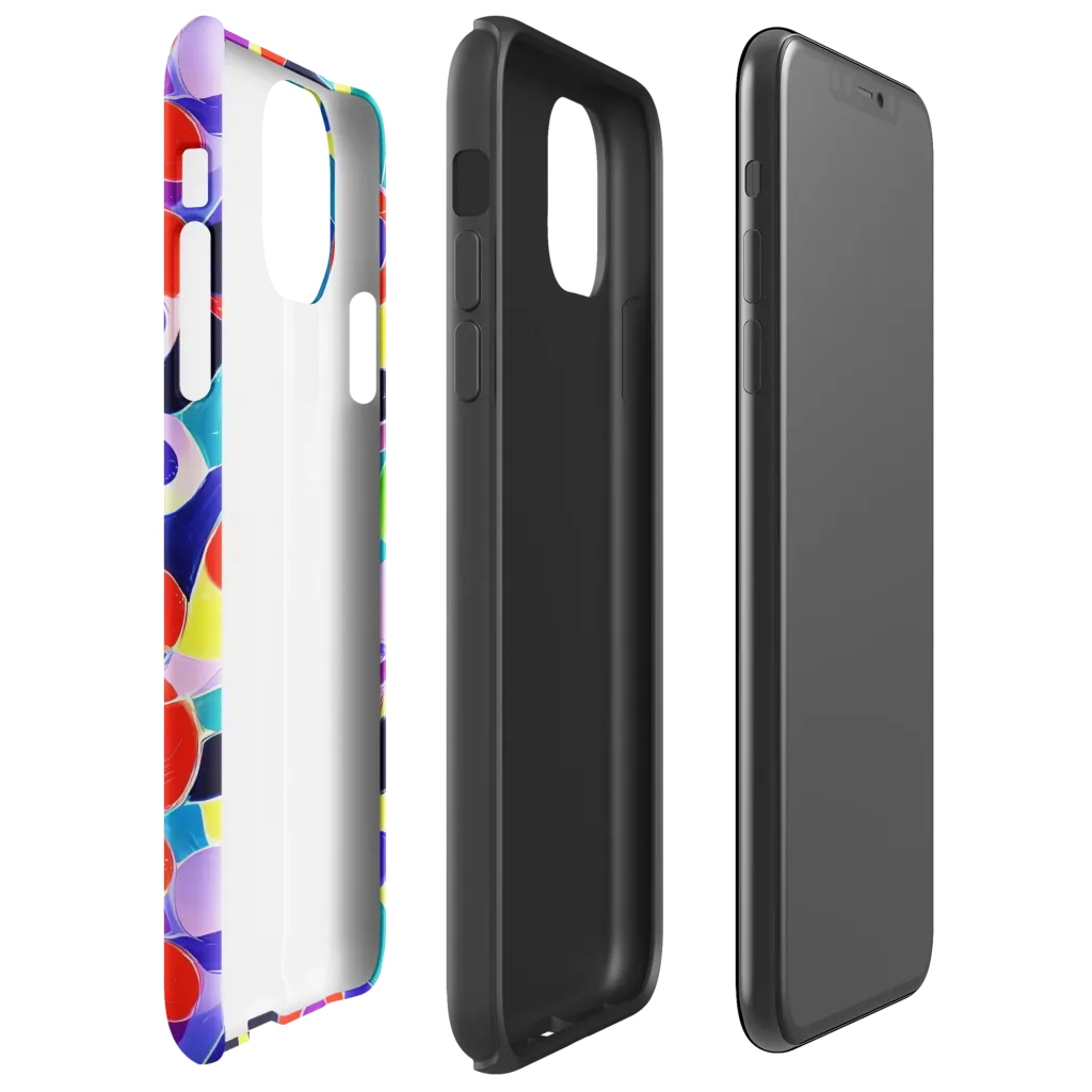 Prism Playground on Tough Case for iPhone® — Right