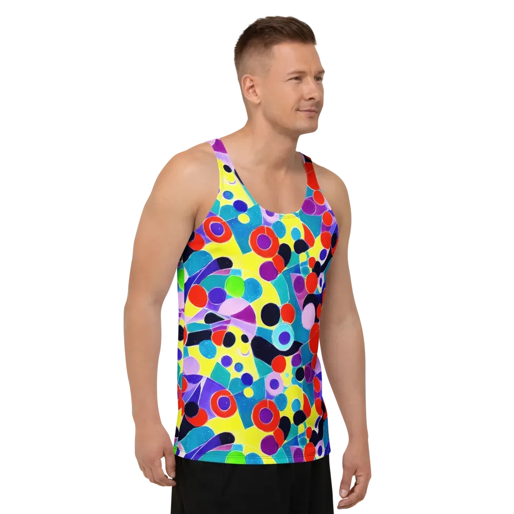 Prism Playground on Men's Tank Top — Right Front