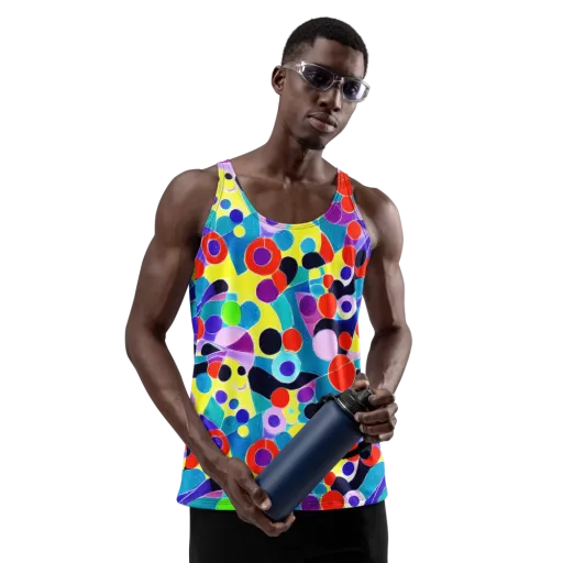 Prism Playground on a Men's Tank Top