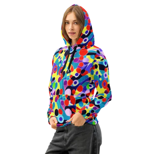 Prism Playground on a Cotton Hoodie