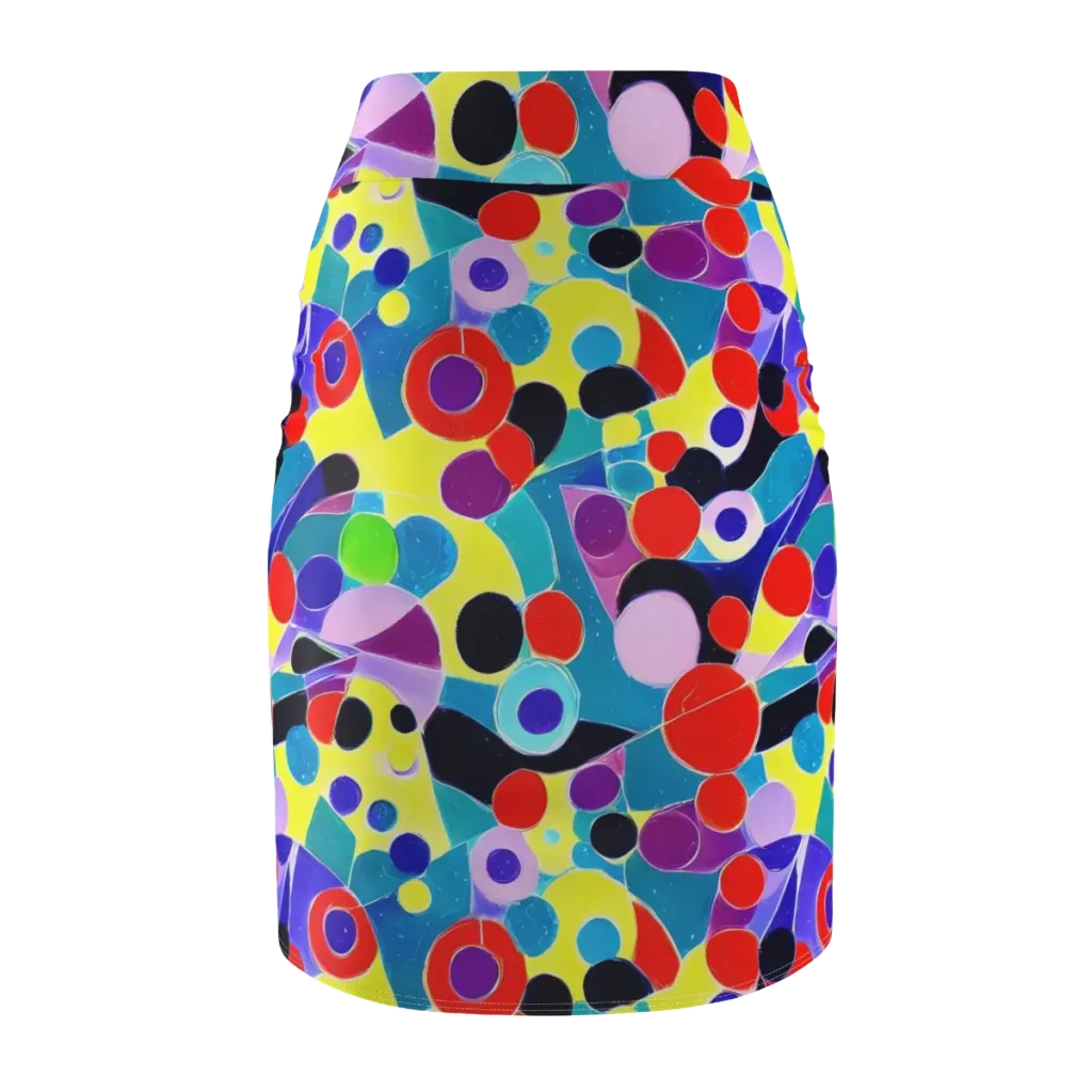 Prism Playground on Pencil Skirt — Back