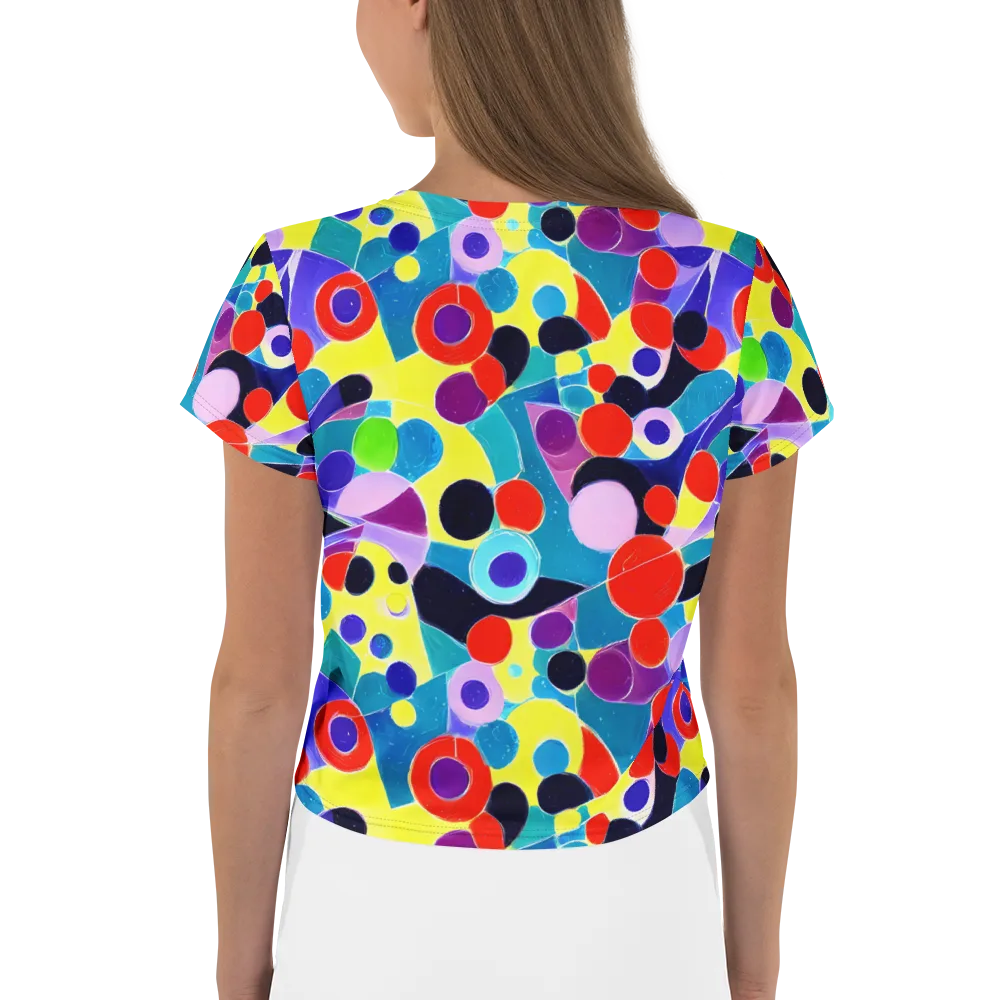 Prism Playground on Crop Tee — Back