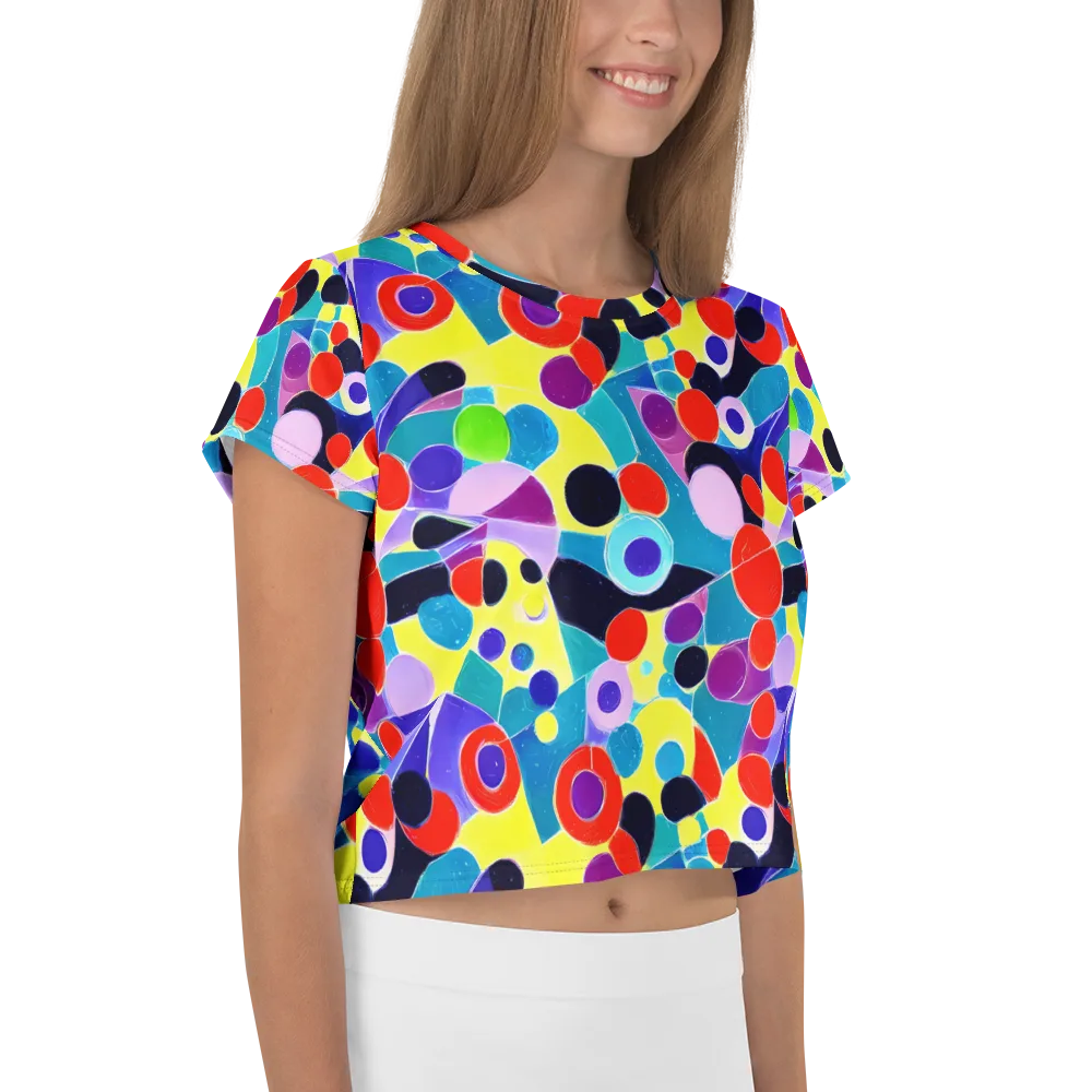 Prism Playground on Crop Tee — Right