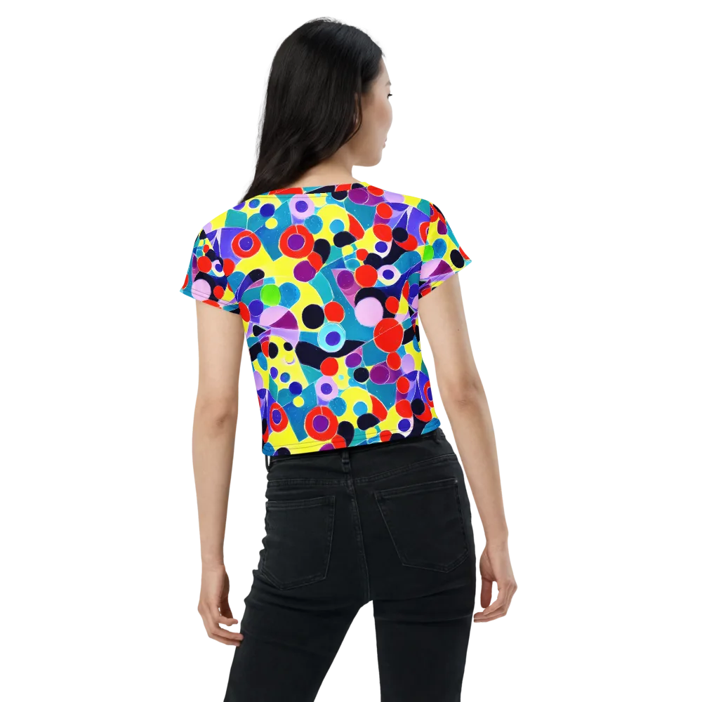 Prism Playground on Crop Tee — Back