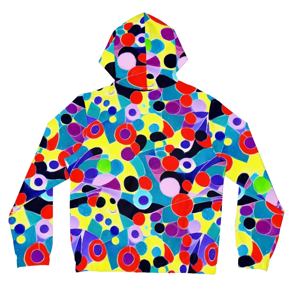 Prism Playground on Women's Full-Zip Hoodie — Back