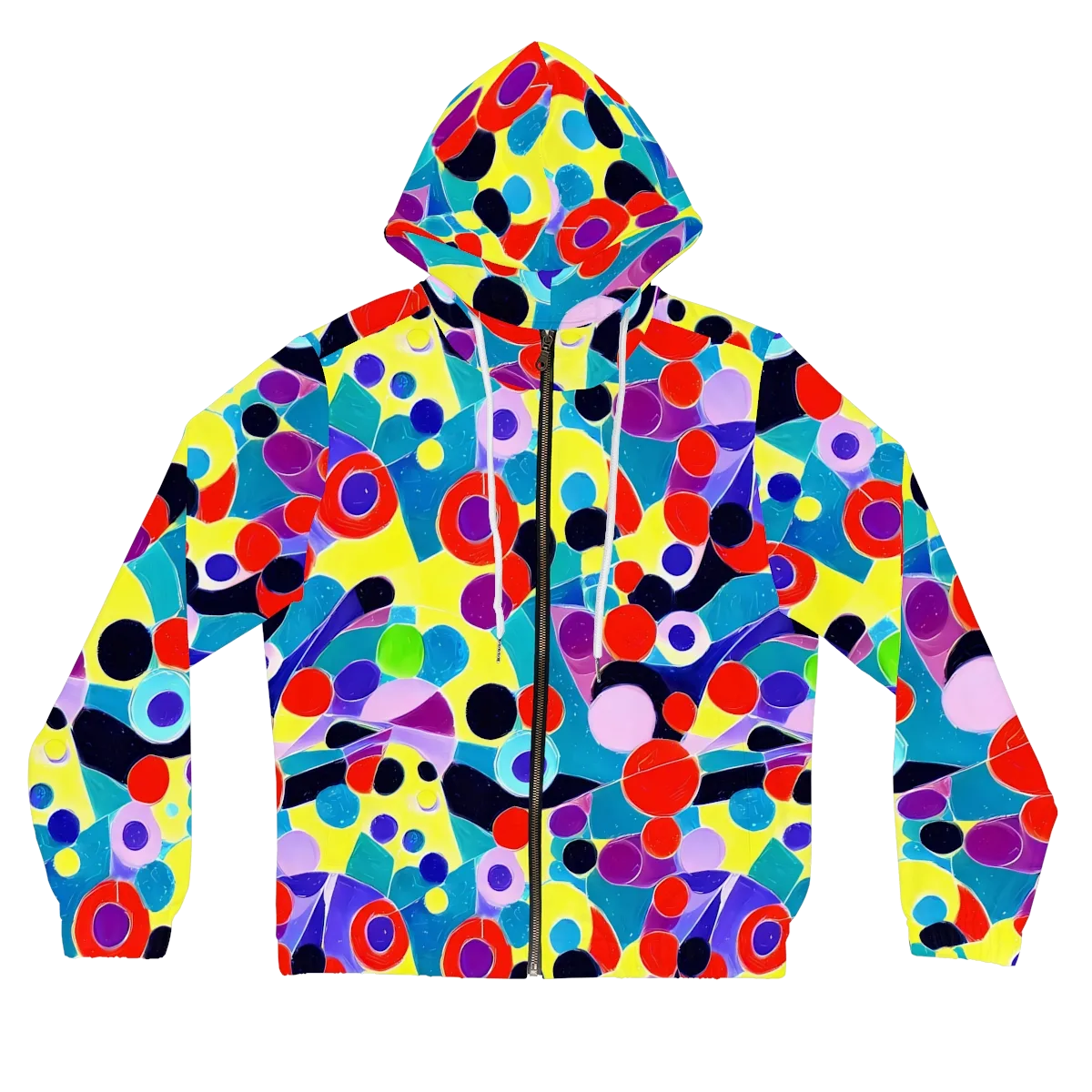 Prism Playground on Women's Full-Zip Hoodie — Front