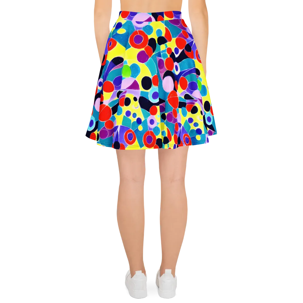 Prism Playground on Skater Skirt — Back