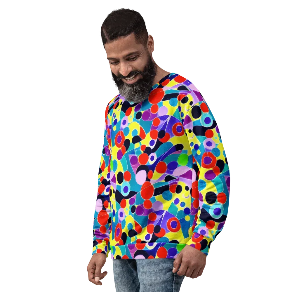 Prism Playground on Sweatshirt — Left Front
