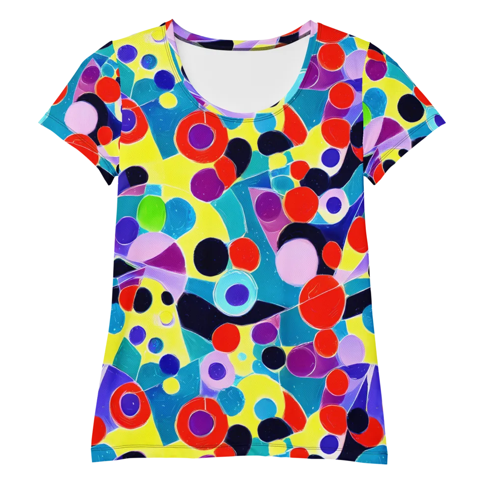 Prism Playground on Women's Athletic T-Shirt — Front