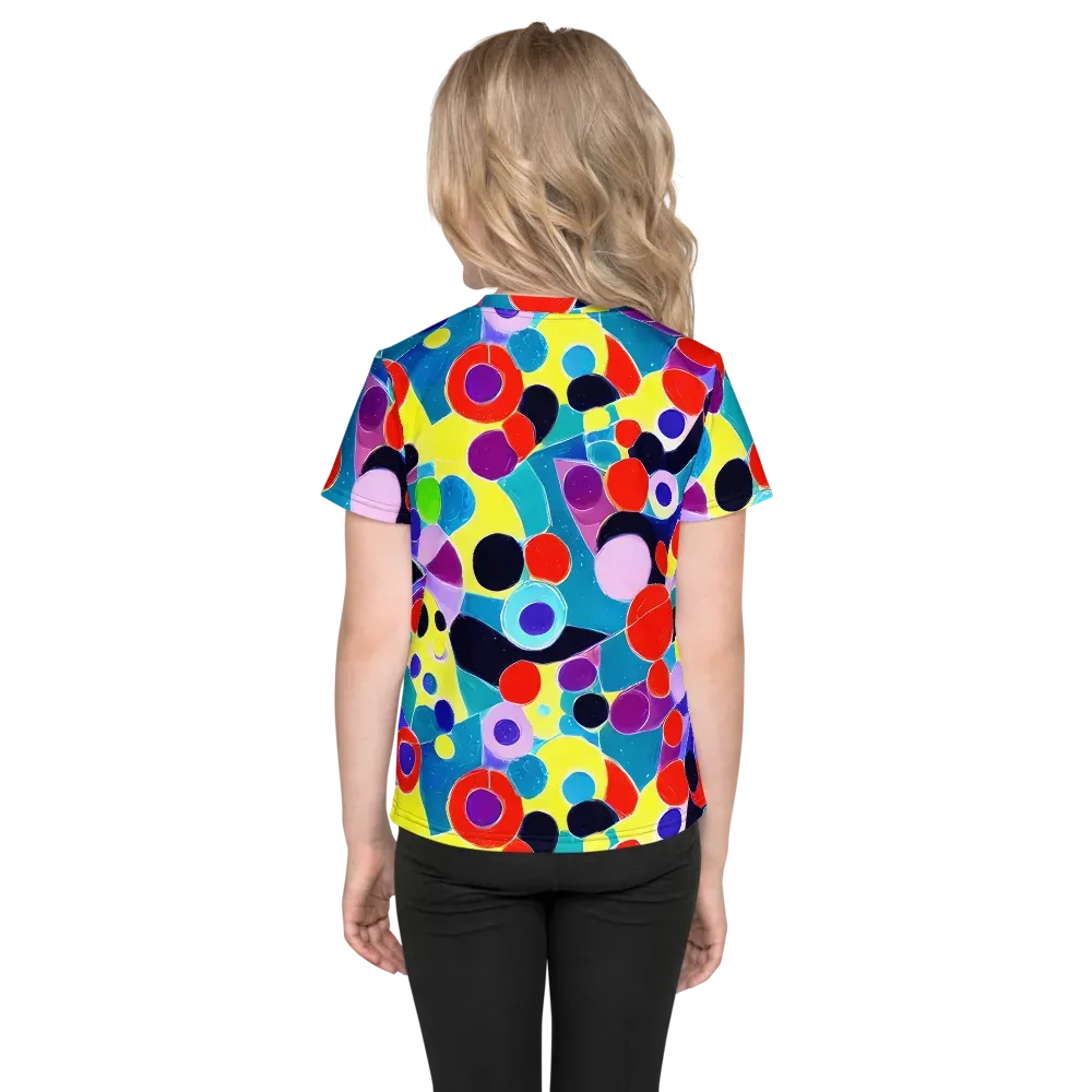 Prism Playground on Kids Crew Neck T-Shirt — Back