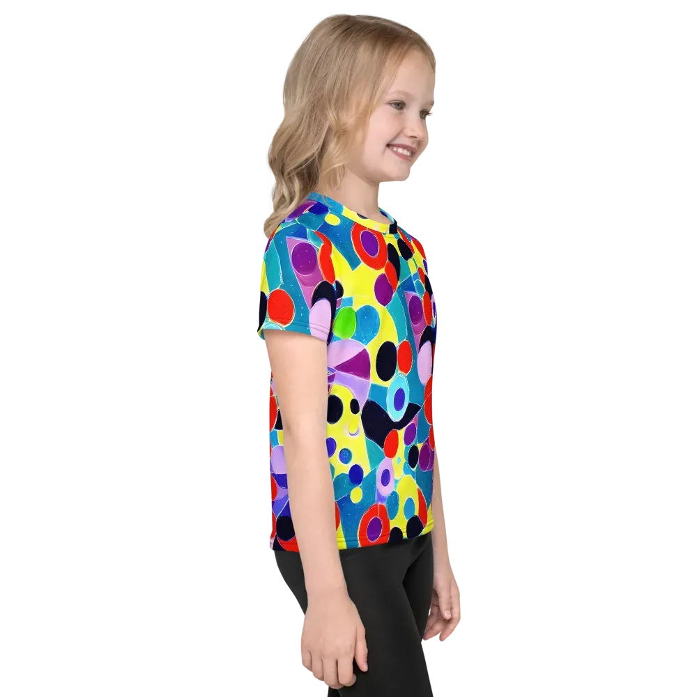 Prism Playground on Kids Crew Neck T-Shirt — Right