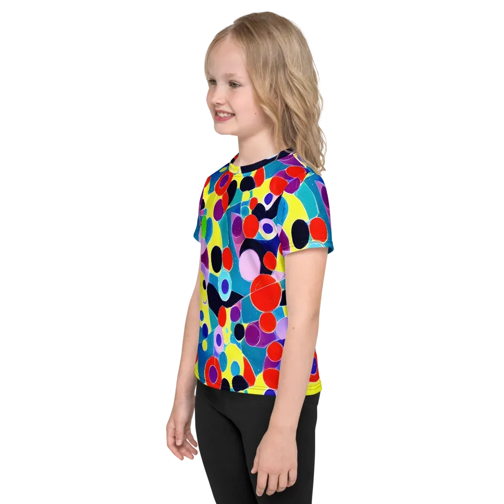Prism Playground on Kids Crew Neck T-Shirt — Left