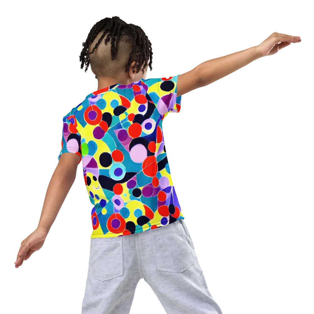Prism Playground on Kids Crew Neck T-Shirt — Back