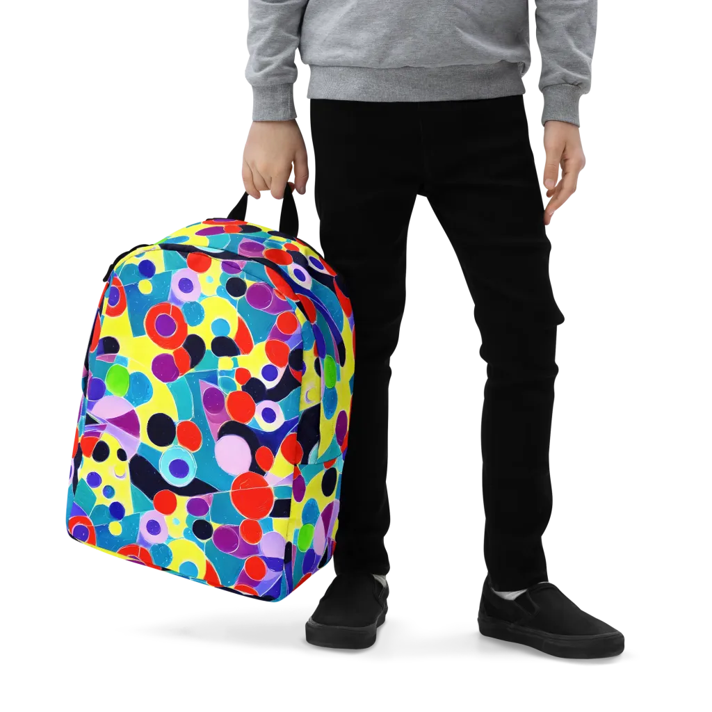 Prism Playground on Minimalist Backpack — Zoomed-in