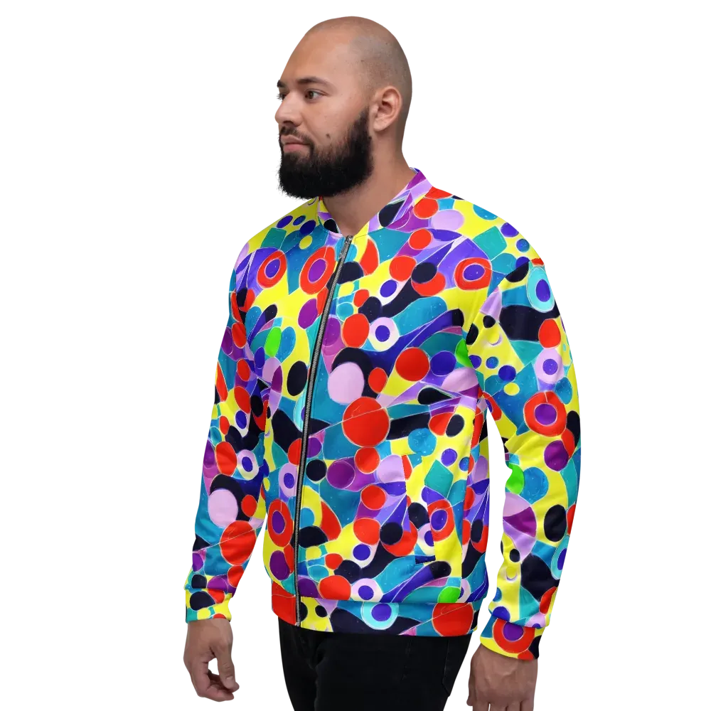 Prism Playground on Bomber Jacket — Left