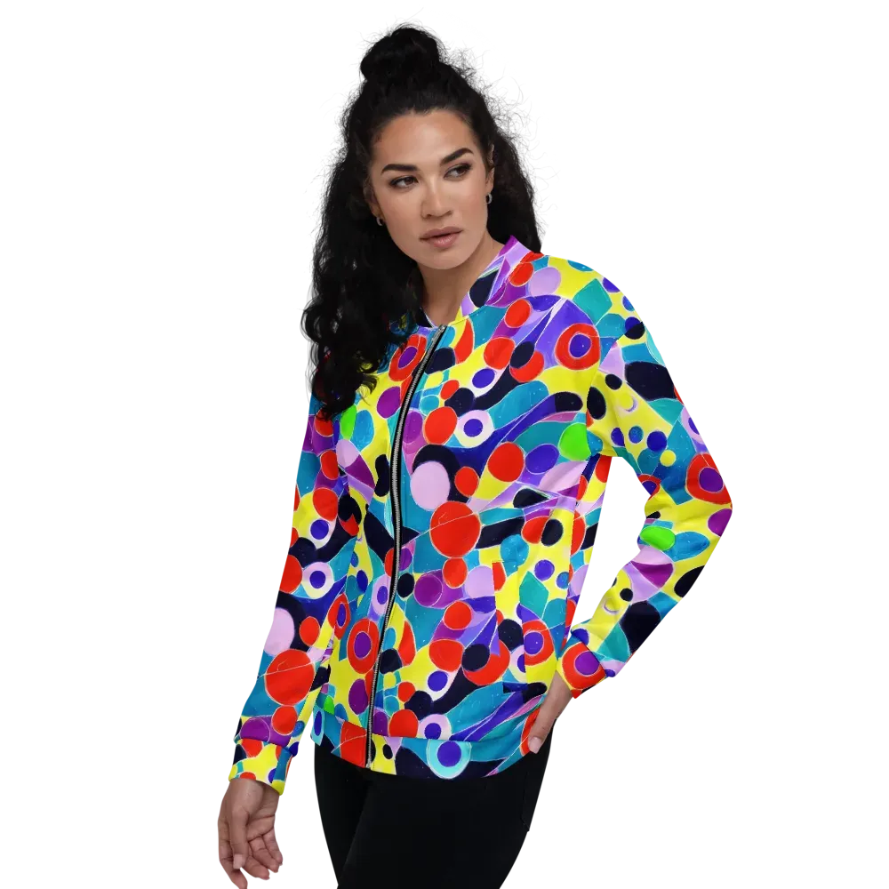 Prism Playground on Bomber Jacket — Left