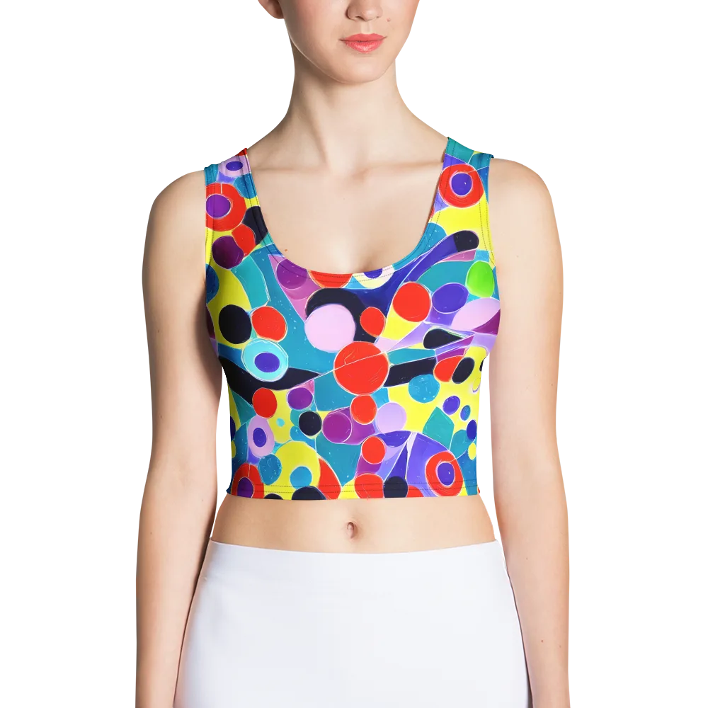 Prism Playground on Crop Top — Front