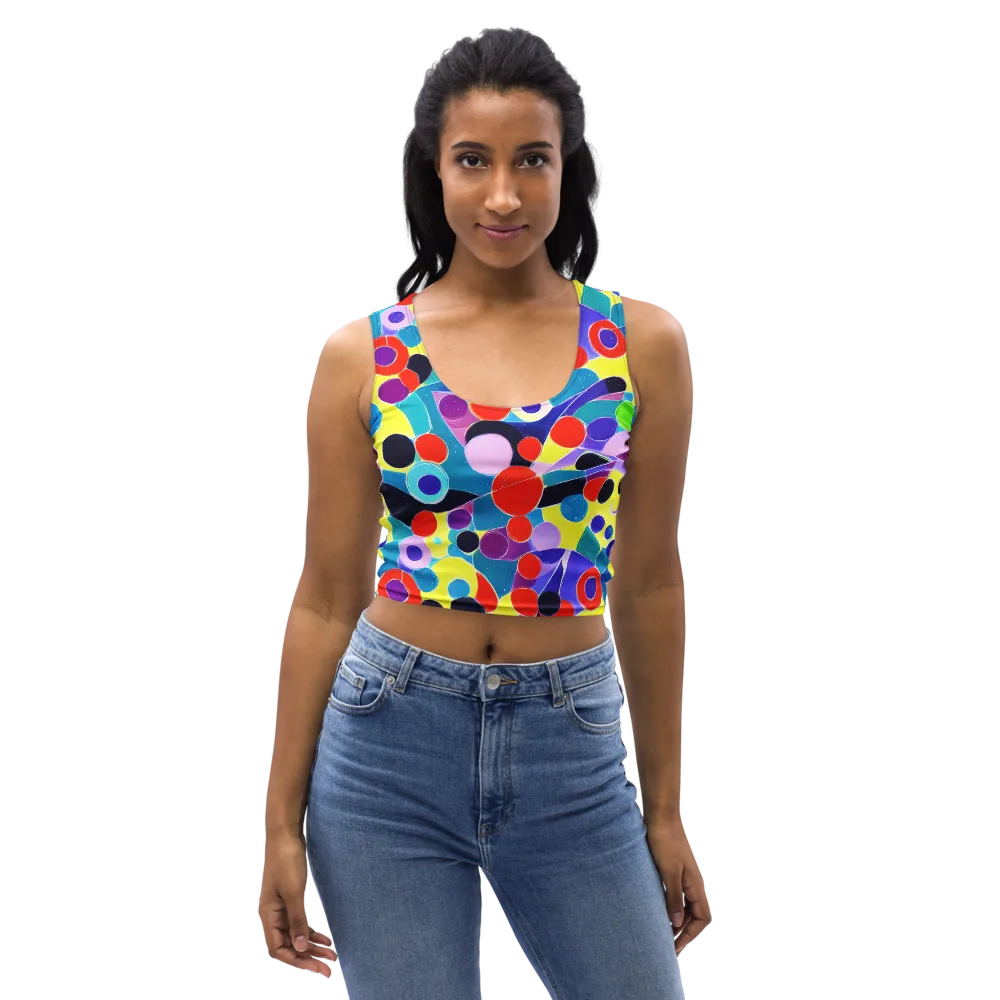 Prism Playground on Crop Top — Front