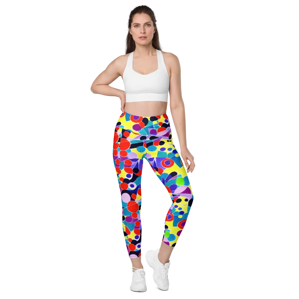 Prism Playground on Leggings with Pockets — Front